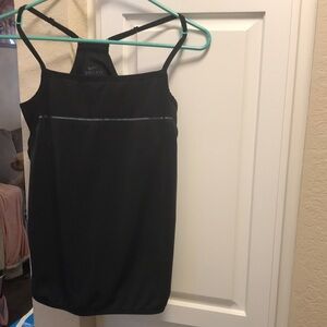 Nike black dri fit racerback exercise/ tennis tank with built in sports bra